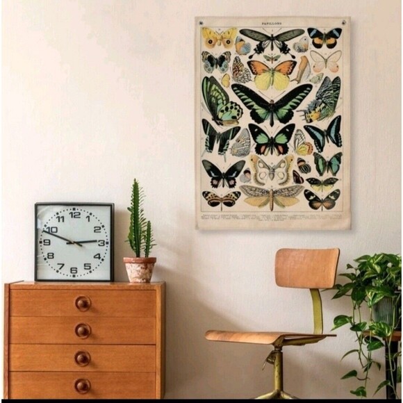 Pillow Case/Cushion Cover & Wall tapestry Botanical SET Butterflies Monarch Boho - Picture 15 of 16